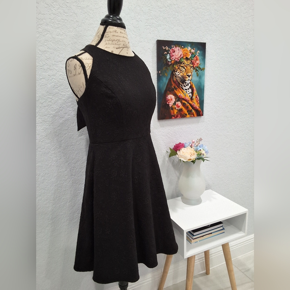Jessica Simpson Black Backless Dress